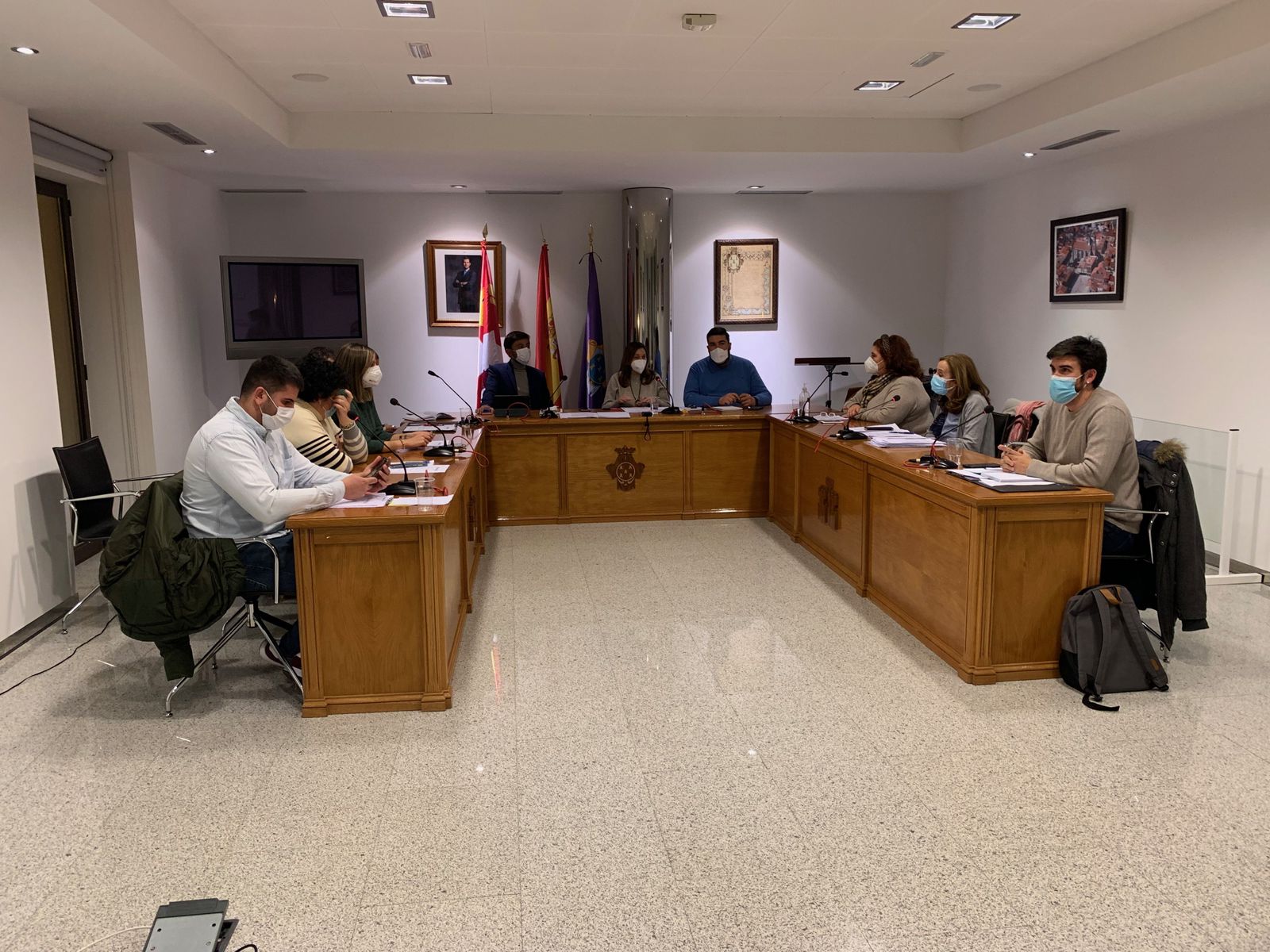 Un momento del último pleno municipal del Ayuntamiento de Peñaranda Un momento del último pleno municipal del Ayuntamiento de Peñaranda