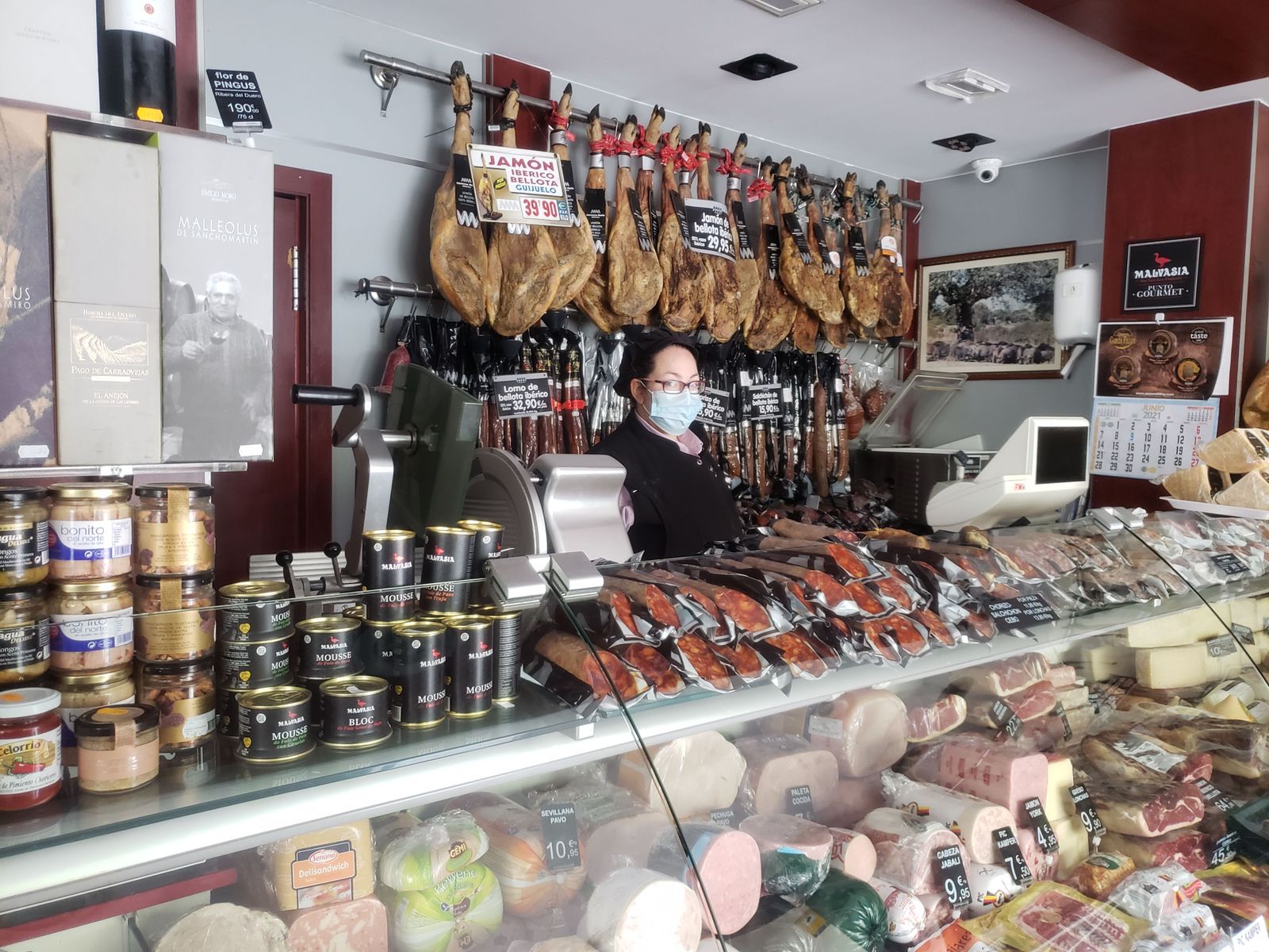 Establecimiento afectado por el apagón de luz