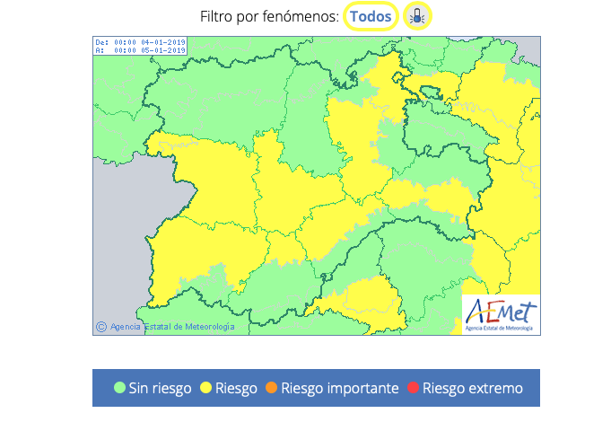 Aemet 4 de enero