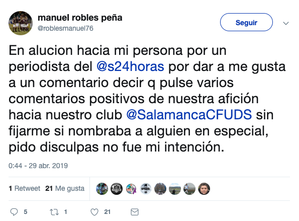 Perdou0301n por el MG de Robles