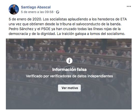 Informacion falsa abascal