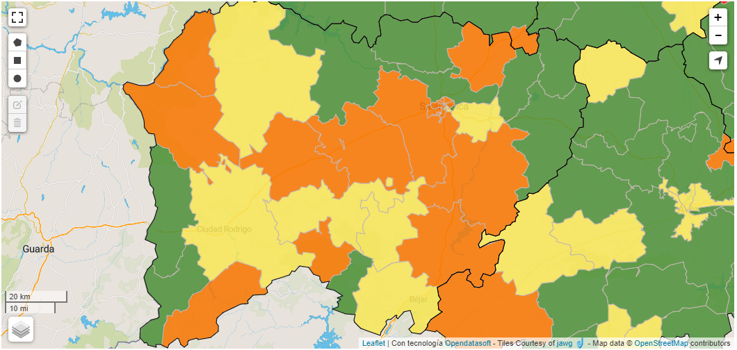Coronavirus mapa 13